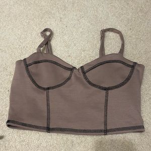 Brown bra looking shirt